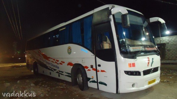 Kerala KSRTC Volvo RA100 Bangalore - Trivandrum