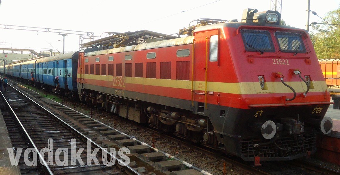 Palindrome WAP4 22522 Electric Loco Indian Railways