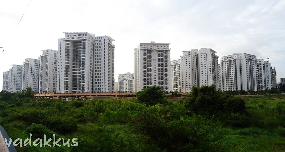 A small part of Prestige Shantiniketan, Whitefield. Part of Bangalore's Concrete Jungle