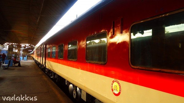 Alstom LHB Rakes of the Bangalore Rajdhani lying around idle