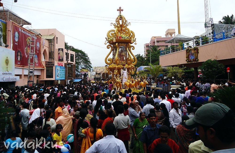 Car Procession at St.Mary's Basilica Shivajinagar