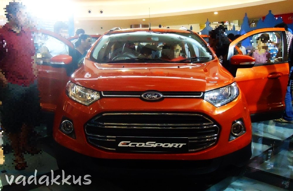 The Full Front View of the new Ford Ecosport India