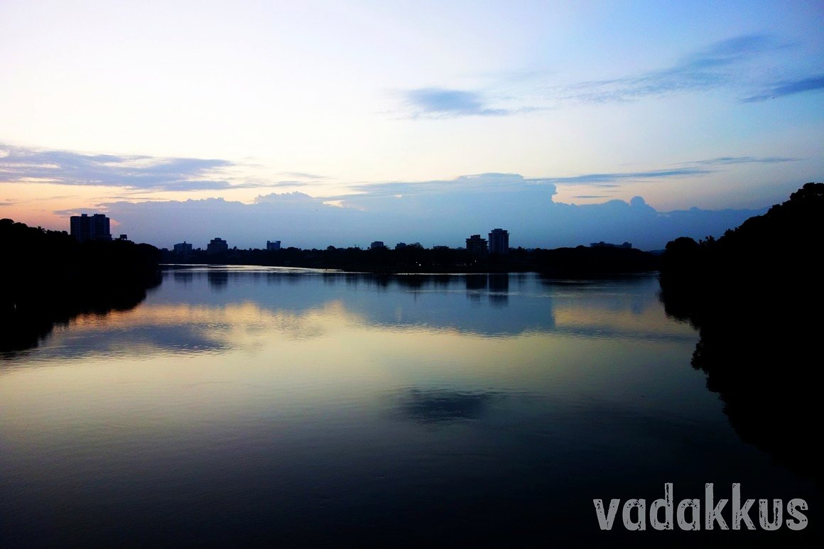 Aluva (Periyar) River at Dusk