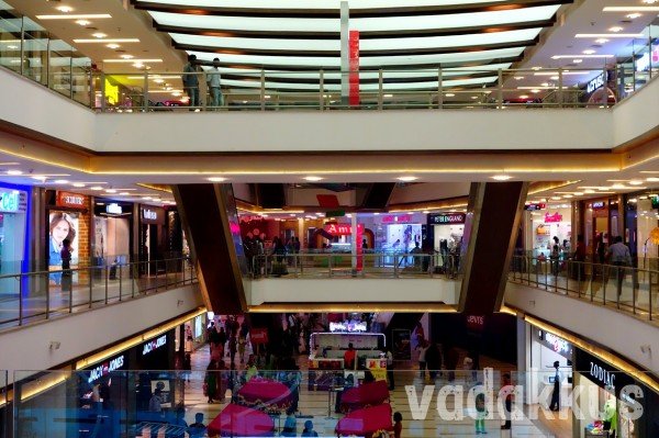 The interiors of the Kochi Central Mall at MG Road Ernakulam