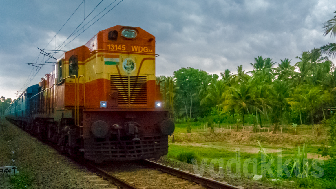 A Train And A Dramatically Beautiful Kerala Setting Fottams