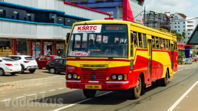 KSRTC Fast Passenger bus Kottayam Pala Thodupuzha ATE290 Thellakom