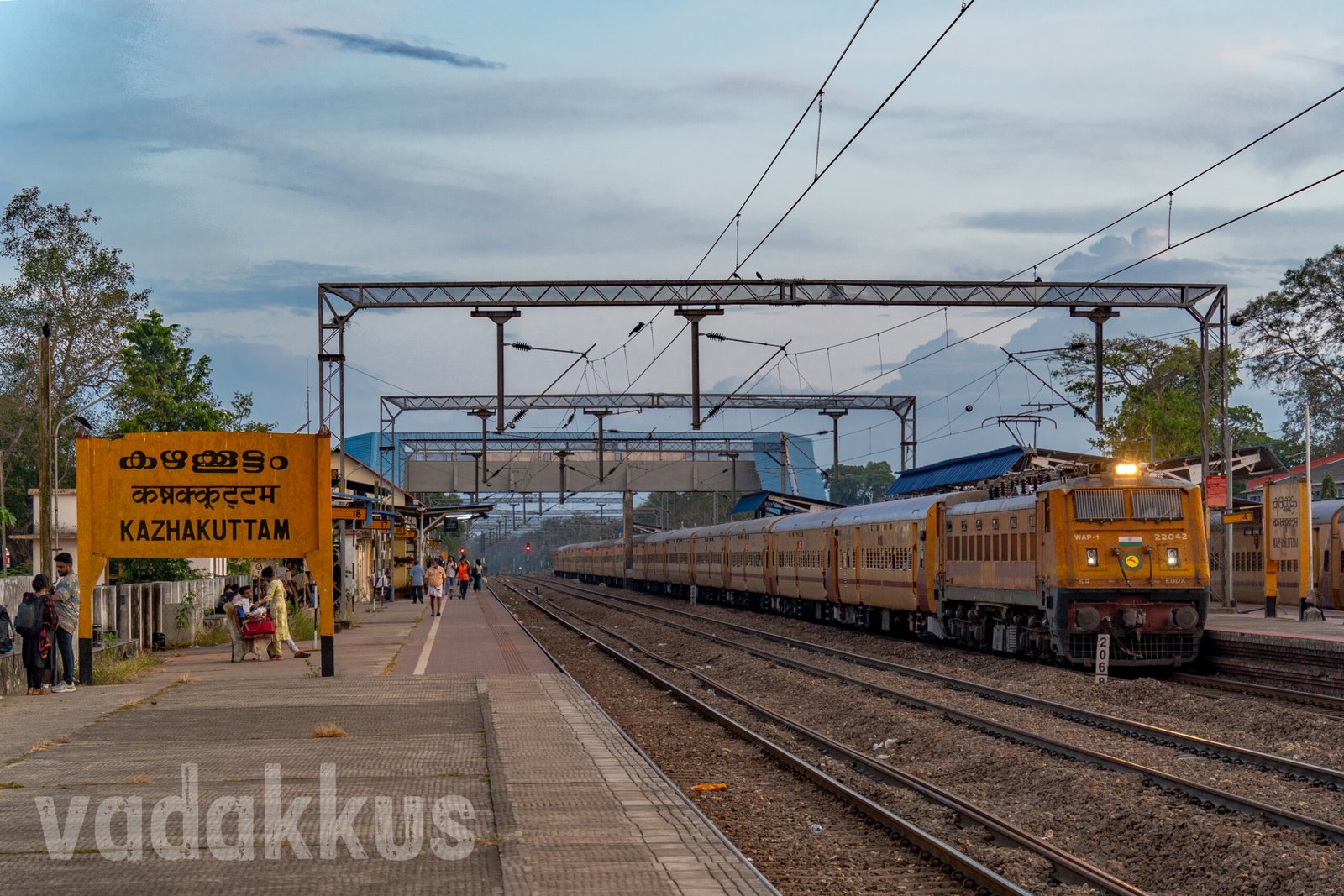 Photo view of Kazhakoottam Railway Station at Thiruvananthapuram