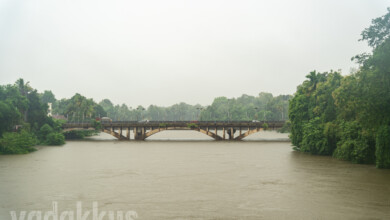 Pamba river Chengannur flowing full monsoon keralam