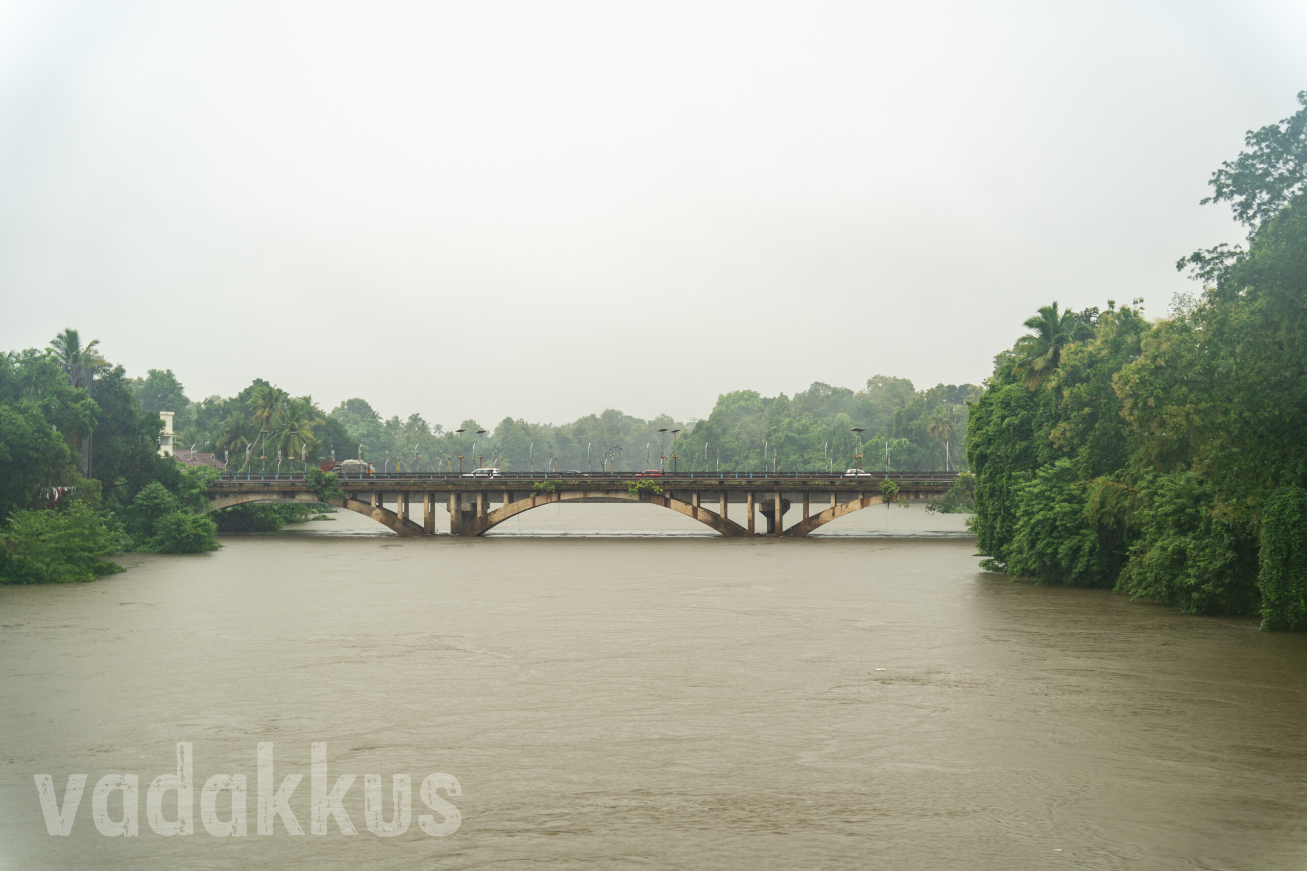 Pamba river Chengannur flowing full monsoon keralam